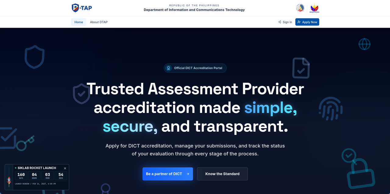 DICT Trusted Assessment Provider Portal